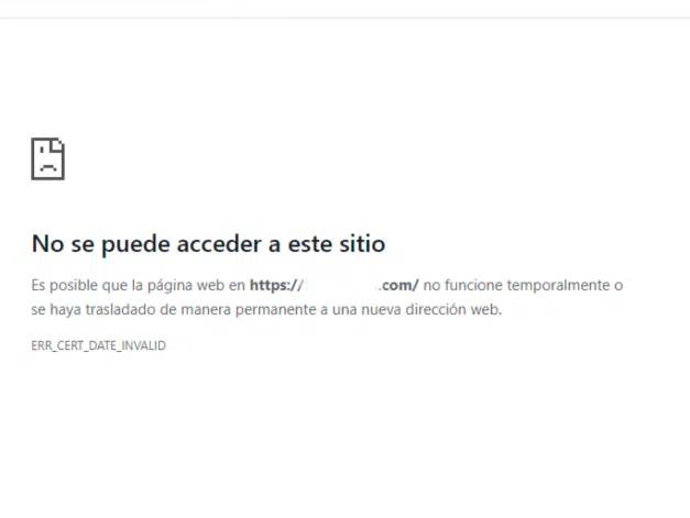 No puedo acceder a una página web - Verko